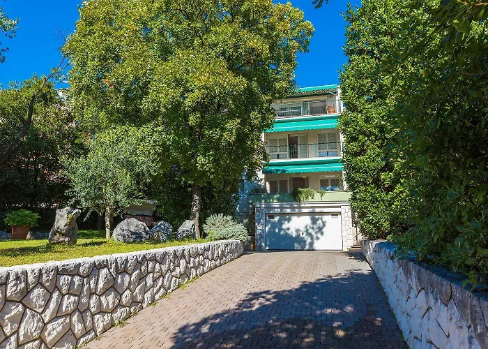 Idyllisches Nur 250 Meter Zum Mit Meerblick, Privater Terrasse, Privatparkplatz Lejlighed Crikvenica